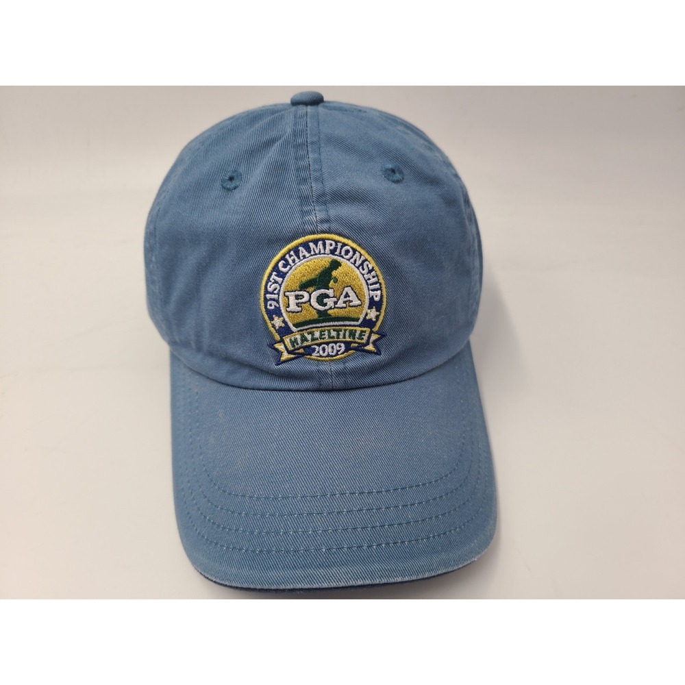 2009 PGA 91st Championship Hazeltine Imperial Adjustable Hat Cap‎ Men Women Blue